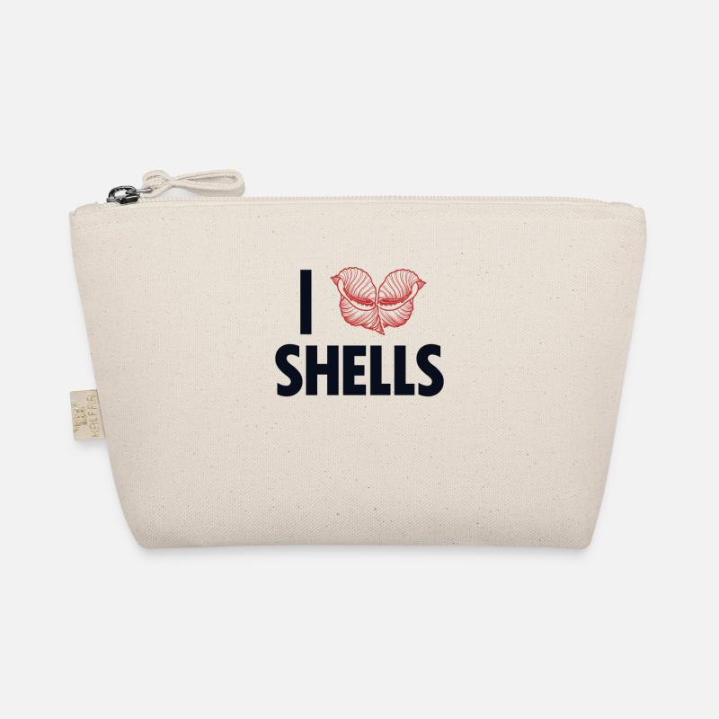 Ich liebe Shells Shell Bag Hunter Seashell Bio-Täschchen