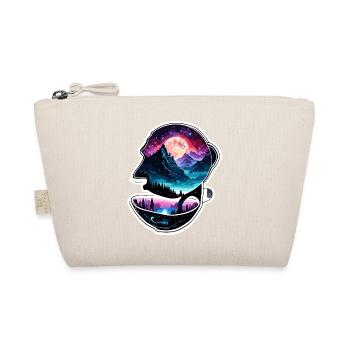 Silhouette / Forest / Portrait / Trees / Person - Organic Pouch - nature - Front