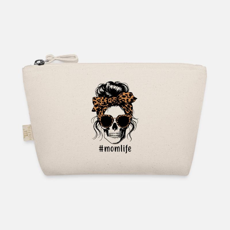 Cool Mom Life Skull Mama Muttertag Bio-Täschchen