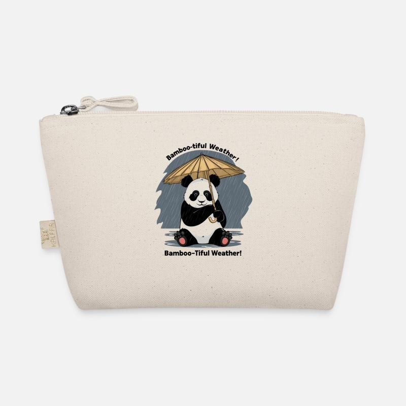 Panda avec parapluie en bambou Météo bambou ! Trousse biologique