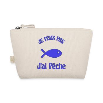 I CAN'T. FISHING. FISH. APRIL FOOL - Organic Pouch - nature - Front