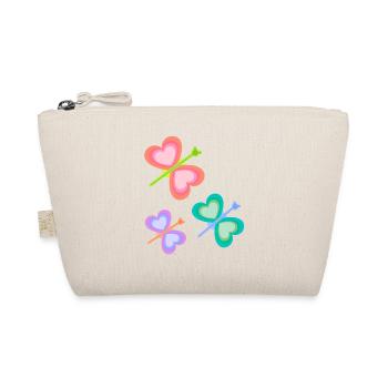 Spring Colorful Insect Butterflies Child Baby 80s - Organic Pouch - nature - Front