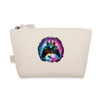 Gaming Controller with Headset and Crown - Organic Pouch - nature - Front