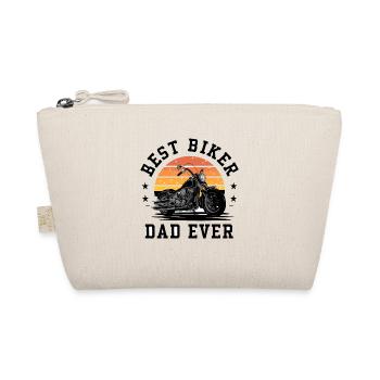 Best Biker Dad Ever Motorradfahren - Bio-Täschchen - Natur - Vorne