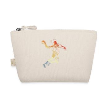 Handballspieler Vintage - Bio-Täschchen - Natur - Vorne