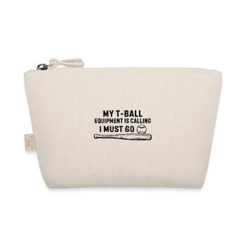 My t-ball equipment is calling I must go - Funny T - Bio-Täschchen - Natur - Vorne
