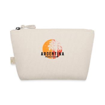 Artistic Argentina Cool Palm Tree Vacation - Organic Pouch - nature - Front