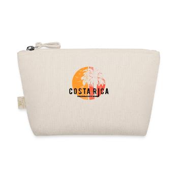 Artistic Costa Rica Cool Palm Tree Vacation - Organic Pouch - nature - Front