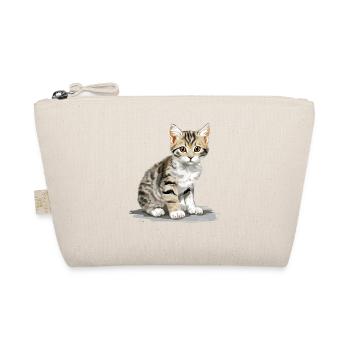 Cat Cats American Wirehair - Organic Pouch - nature - Front