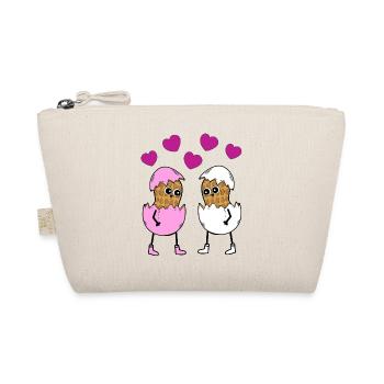 Happy Easter, Easter, Easter Eggs, Peanuts, Eggs, Egg - Organic Pouch - nature - Front