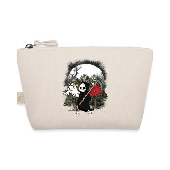 Horror Angel Devil Grim Reaper Halloween Death - Organic Pouch - nature - Front
