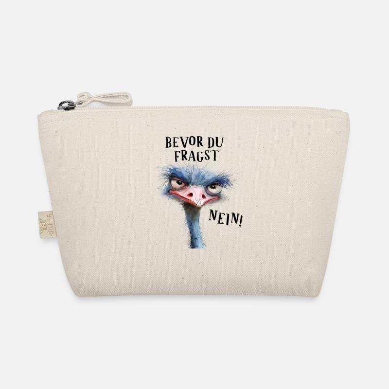 Bevor du fragst, Nein! Vogel Strauss Bio-Täschchen