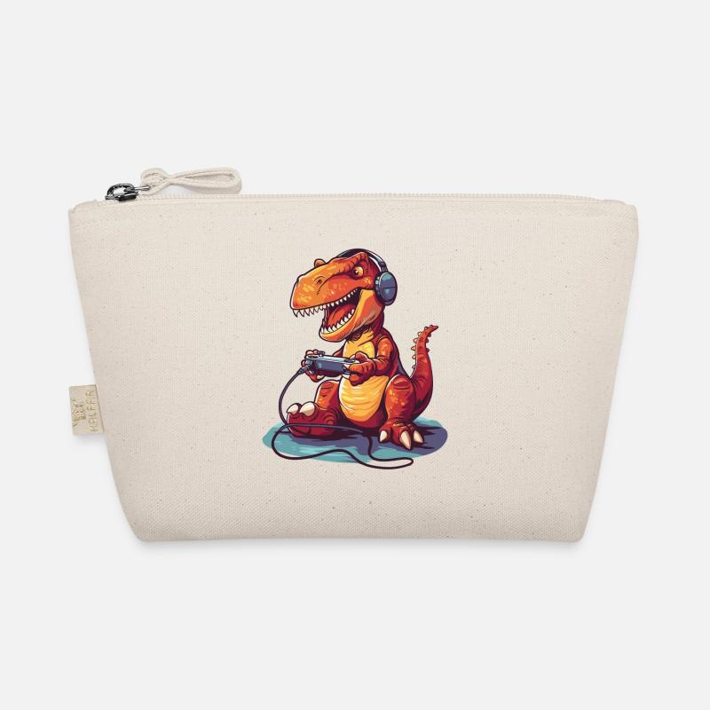 Dinosaur Video Game Organic Pouch