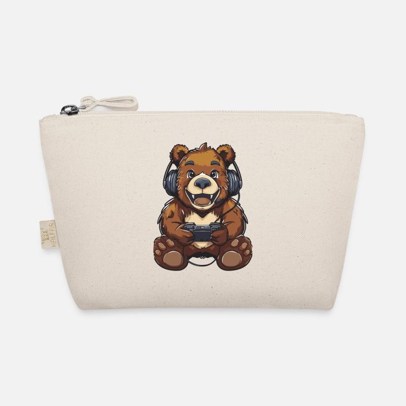 Grizzly Video Game Organic Pouch