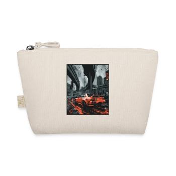 JDM Anime Japanese Super Sports Car Drift Car - Organic Pouch - nature - Front