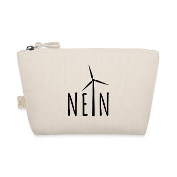 NEIN! Windrad nein danke - Gefahr für Vögel - Bio-Täschchen - Natur - Vorne