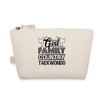 Taekwondo God Family Country Taekwondo - Organic Pouch - nature - Front