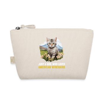 Cat Cats American Wirehair - Organic Pouch - nature - Front