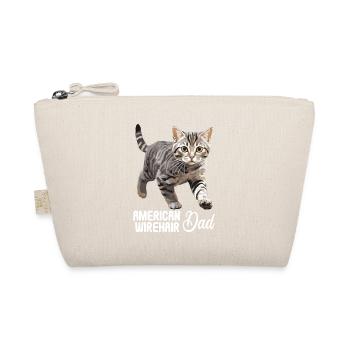 Cat Cats American Wirehair - Organic Pouch - nature - Front