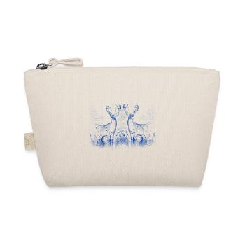 Deer wild animals deer red deer elk roe deer nature - Organic Pouch - nature - Front
