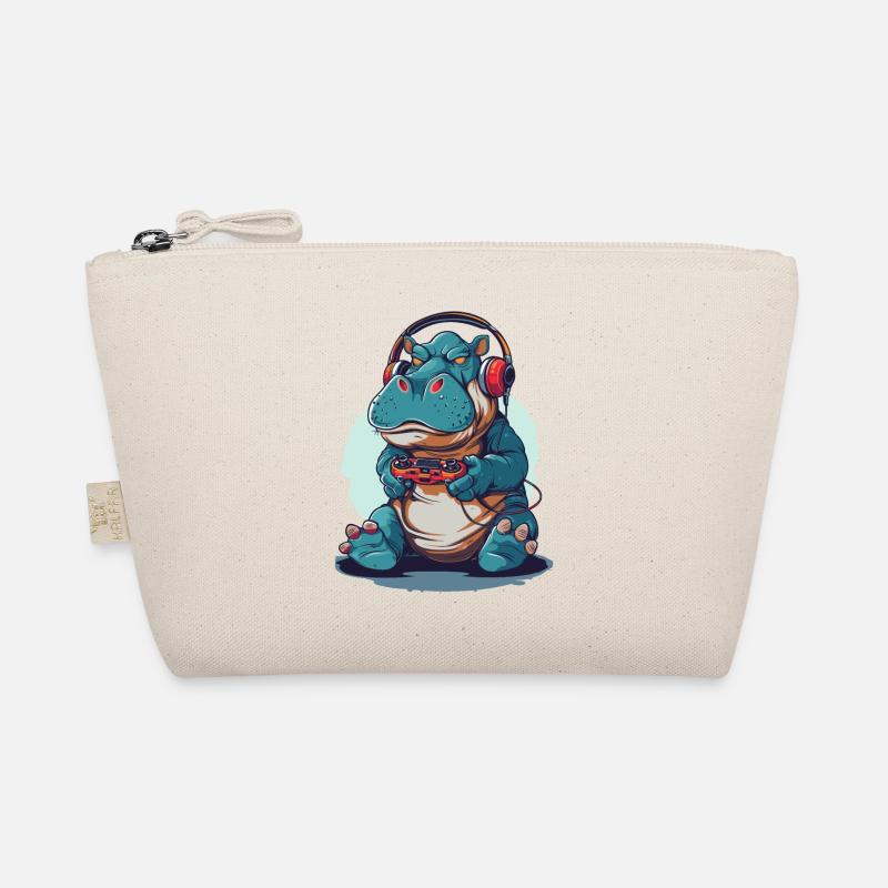 Hippo Video Game Organic Pouch