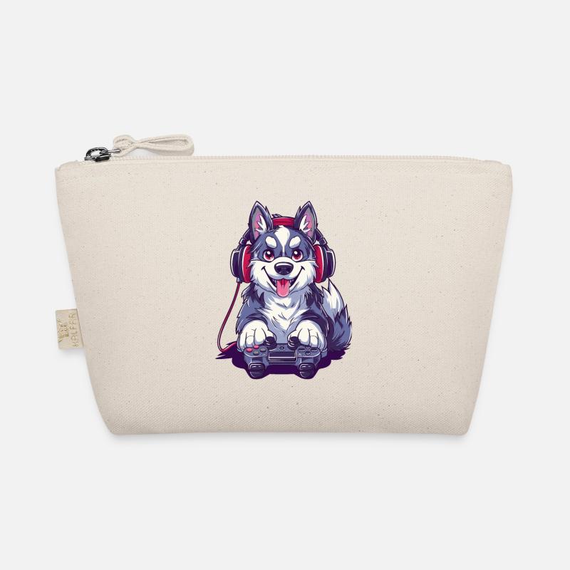 Husky Video Game Organic Pouch
