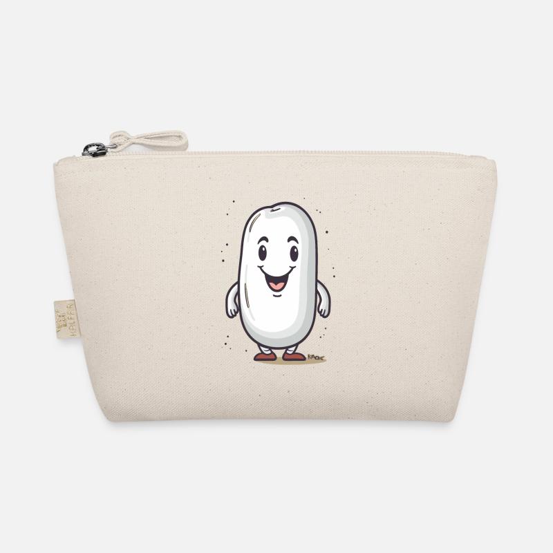 Funny Cartoon White Bean Organic Pouch