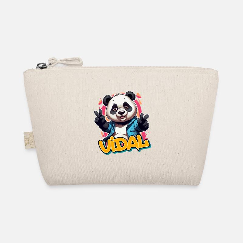 VIDAL - Beau nom de garçon avec Cool Panda Trousse biologique