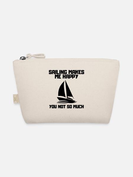 Sailing, Sailing, Sailboat, Sailing Ship, Sailing - Organic Pouch - nature - Front