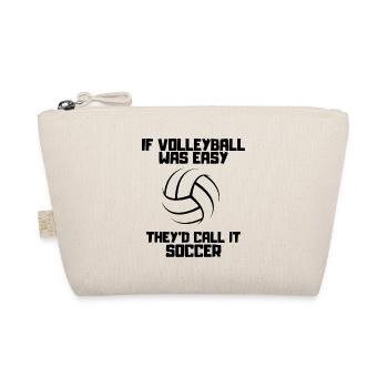 Volley-ball cadeau Volley-ball joueur de beach-volley - Trousse biologique - nature - Devant