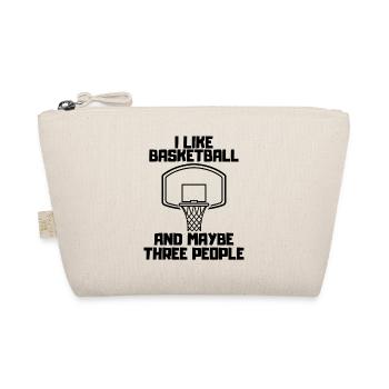 Basketball Basketballteam Basketballspieler - Bio-Täschchen - Natur - Vorne
