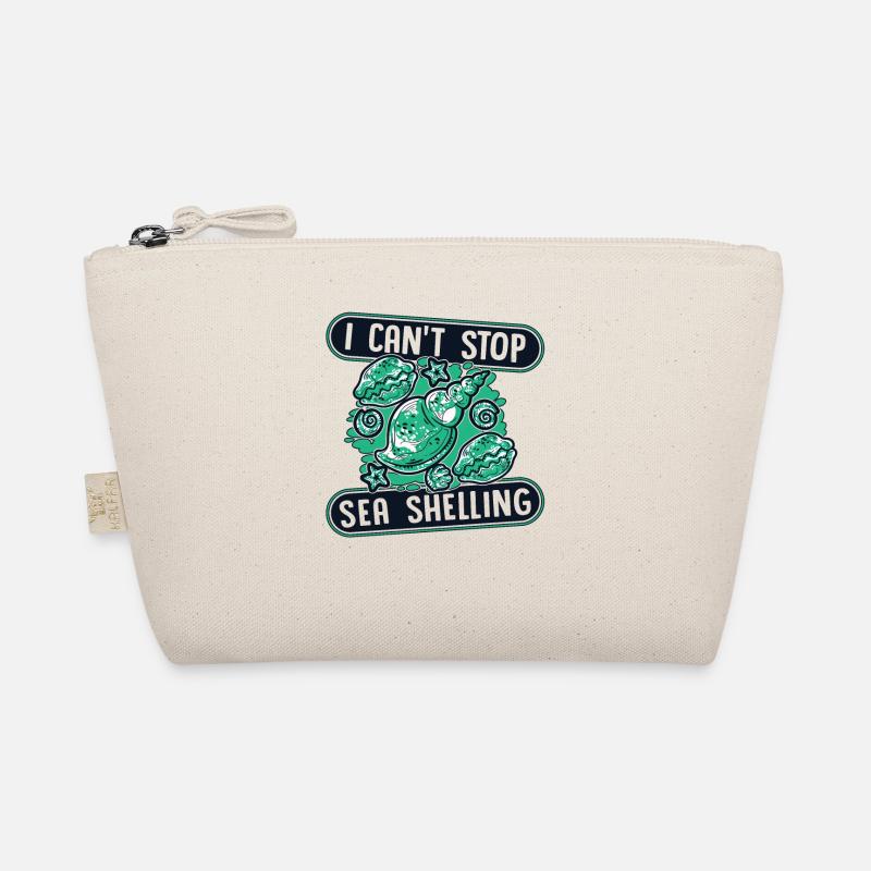 I Can't Stop Sea Shelling Shell Bivalvia Seashell Organic Pouch