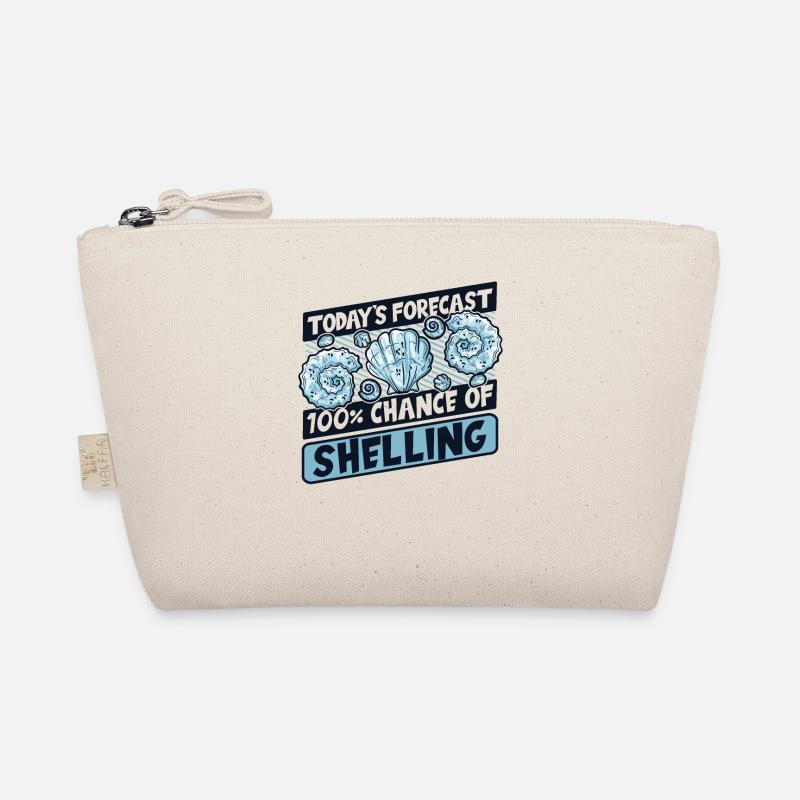 100 Percent Chance Of Shelling Bivalvia Seashell Organic Pouch