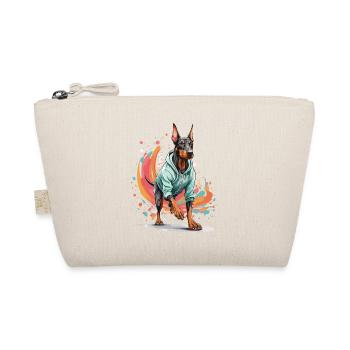 Doberman dog streetwear jogging aesthetic - Organic Pouch - nature - Front