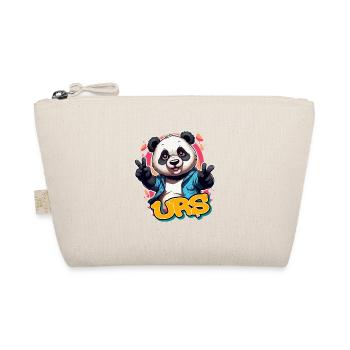 LARS - Schöner Jungen Name mit coolem Panda - Bio-Täschchen - Natur - Vorne