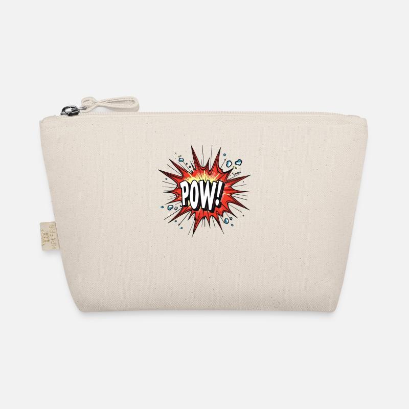 Crash Bang Boom: Cartoon-Sounds Pow - Bio-Täschchen - Natur