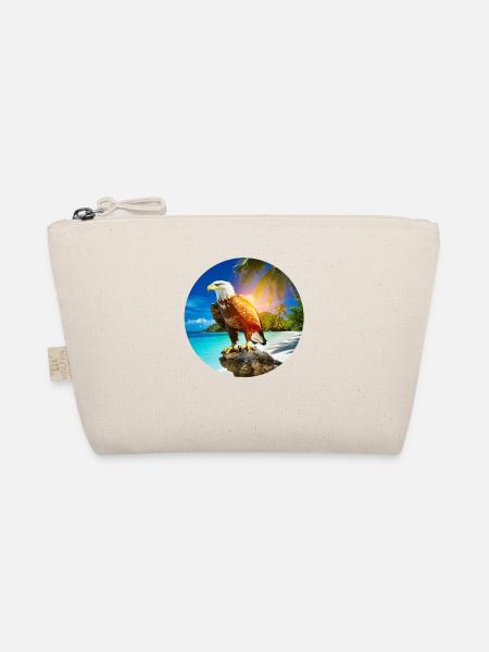 Eagle at Eagle Beach Aruba Summer Vacation - Organic Pouch - nature - Front