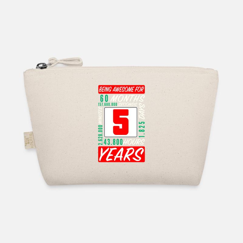 Kinder 5 Jahre Geburtstag Monate Stunden Bio-Täschchen