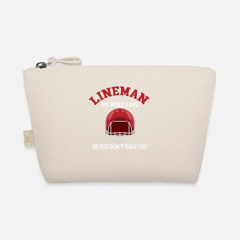 Linesman We work hard so you don't Organic Pouch