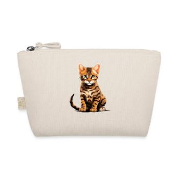 Bengal Cat Bengalkatze - Bio-Täschchen - Natur - Vorne