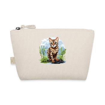 Bengal Cat Bengalkatze - Bio-Täschchen - Natur - Vorne