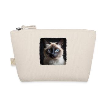 Balinese Cat Balinesenkatze - Organic Pouch - nature - Front