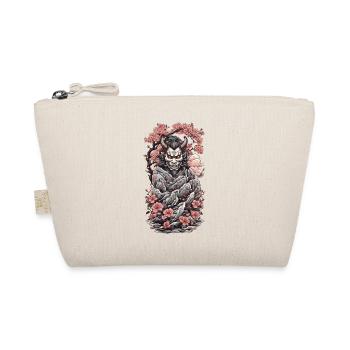 Kirschblüten Yokai Oni Ästhetik und Japan Style - Bio-Täschchen - Natur - Vorne