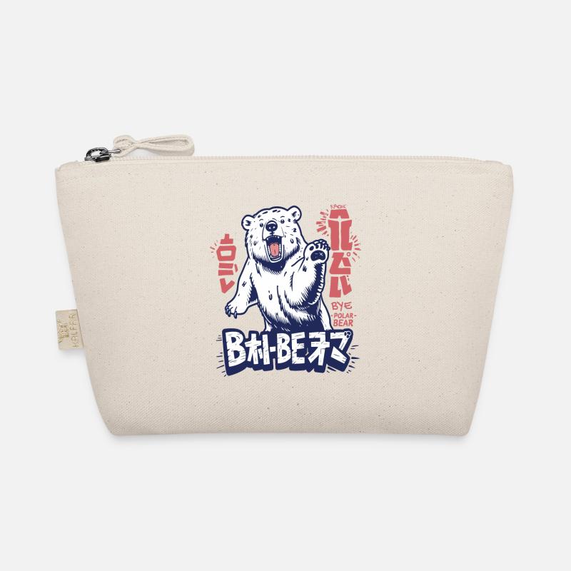 The bipolar polar bear says bye Organic Pouch