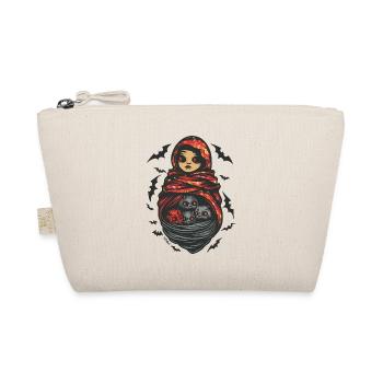 Babushka and Bats: Horror Matryoshka - Organic Pouch - nature - Front
