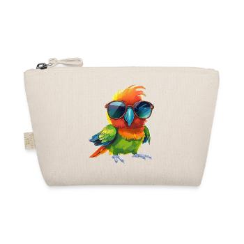 Perroquet cool avec des lunettes de soleil - Trousse biologique - nature - Devant