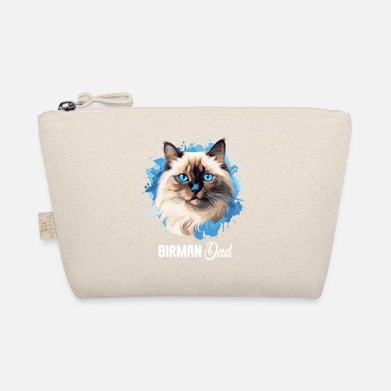 Birman Cat Birma Katze Organic Pouch