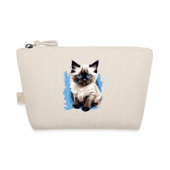 Birman Cat Birma Katze - Bio-Täschchen - Natur - Vorne