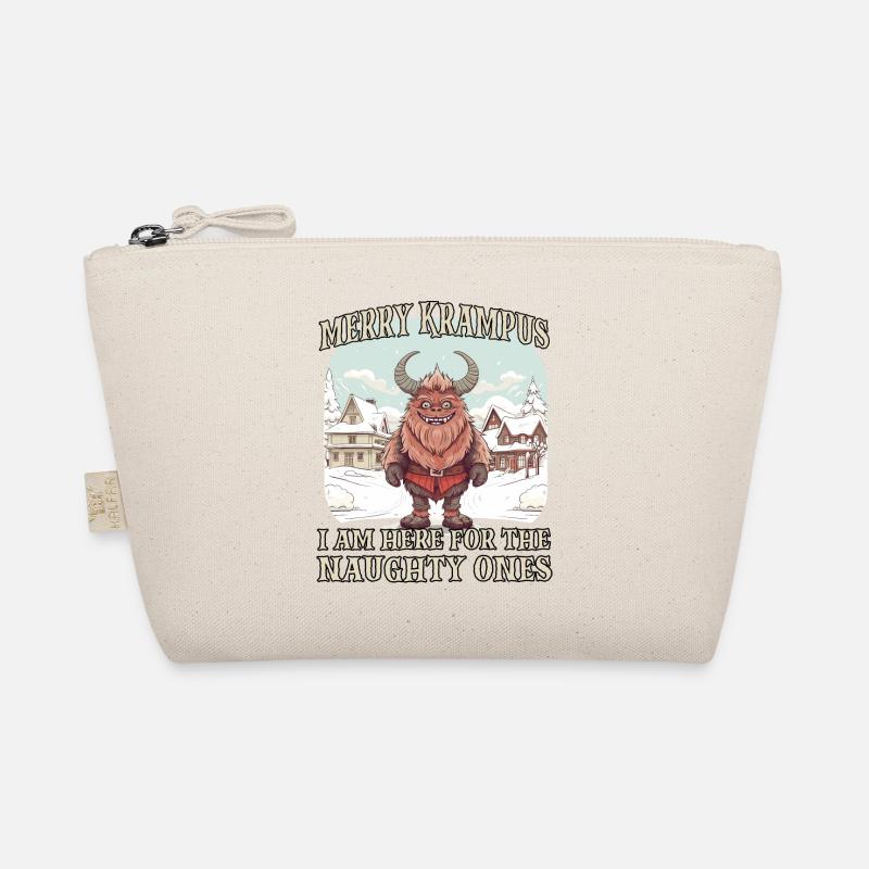 Krampus mask Krampus costume evil Santa Claus Organic Pouch