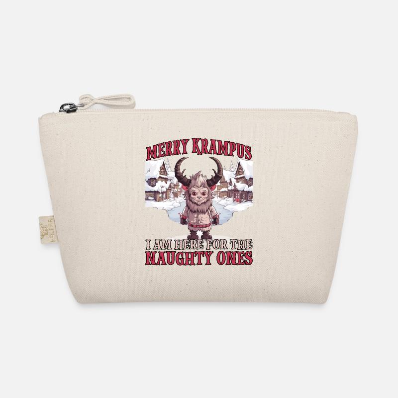 Krampus mask Krampus costume evil Santa Claus Organic Pouch